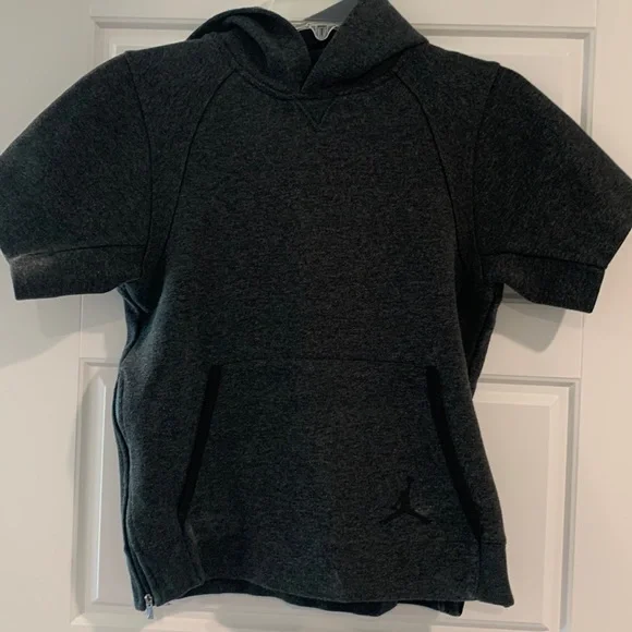 Jordan Shirts Tops Jordan Boys Short Sleeve Hoodie Poshmark